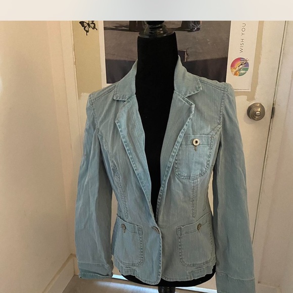 Bandolino Jackets & Blazers - Bandolino Light Blue Women's Blazer